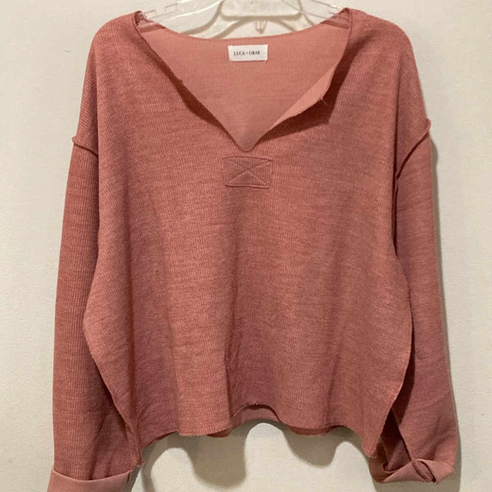 Luca + Grae Pink Top